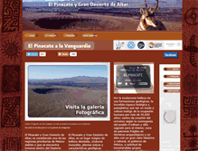 Tablet Screenshot of elpinacate.conanp.gob.mx